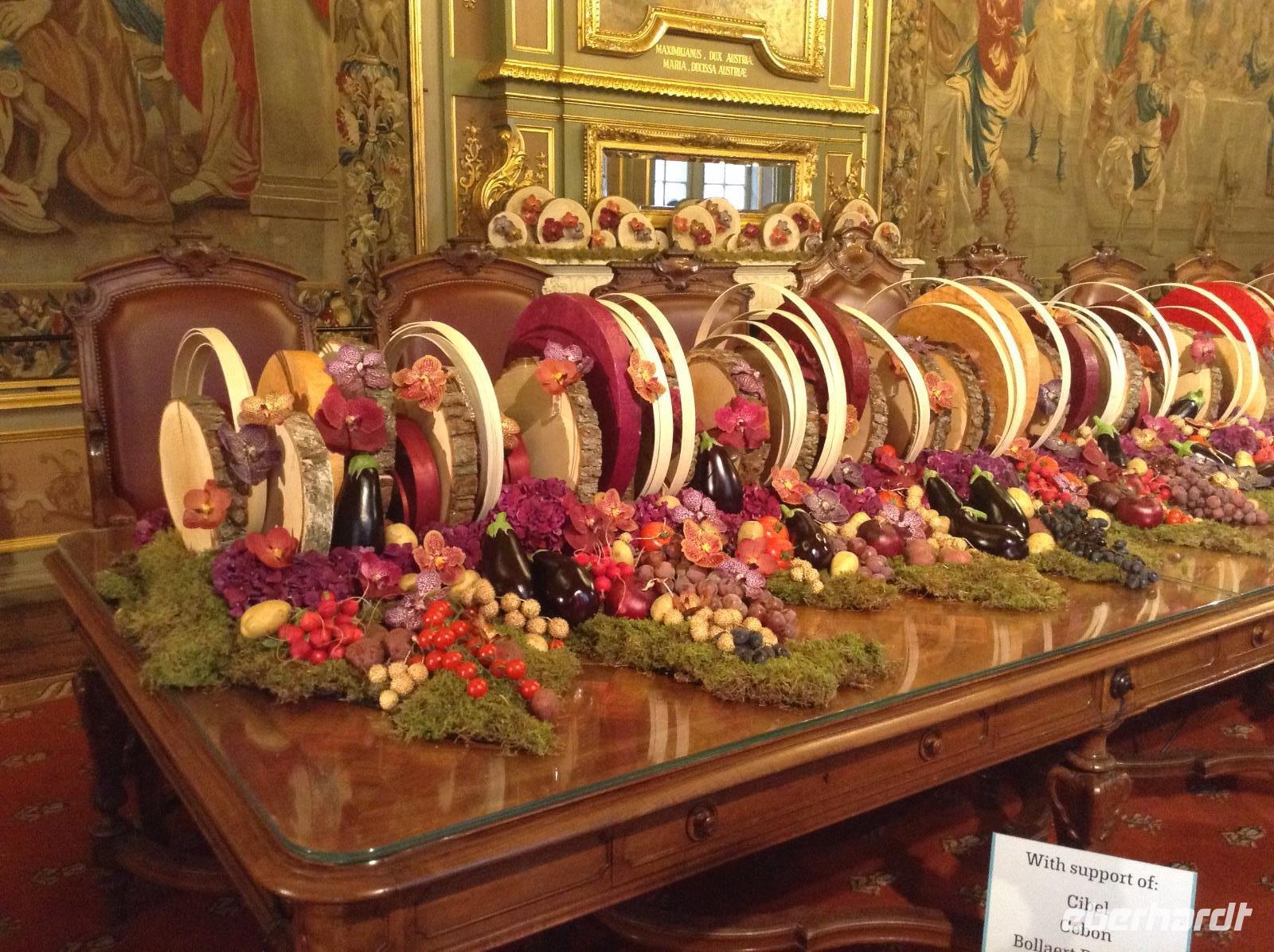 Blumen, Obst und Gemüse im Rathaus