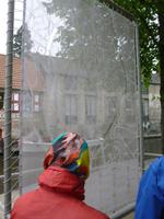 Brügge, Stadtplan aus Spitze