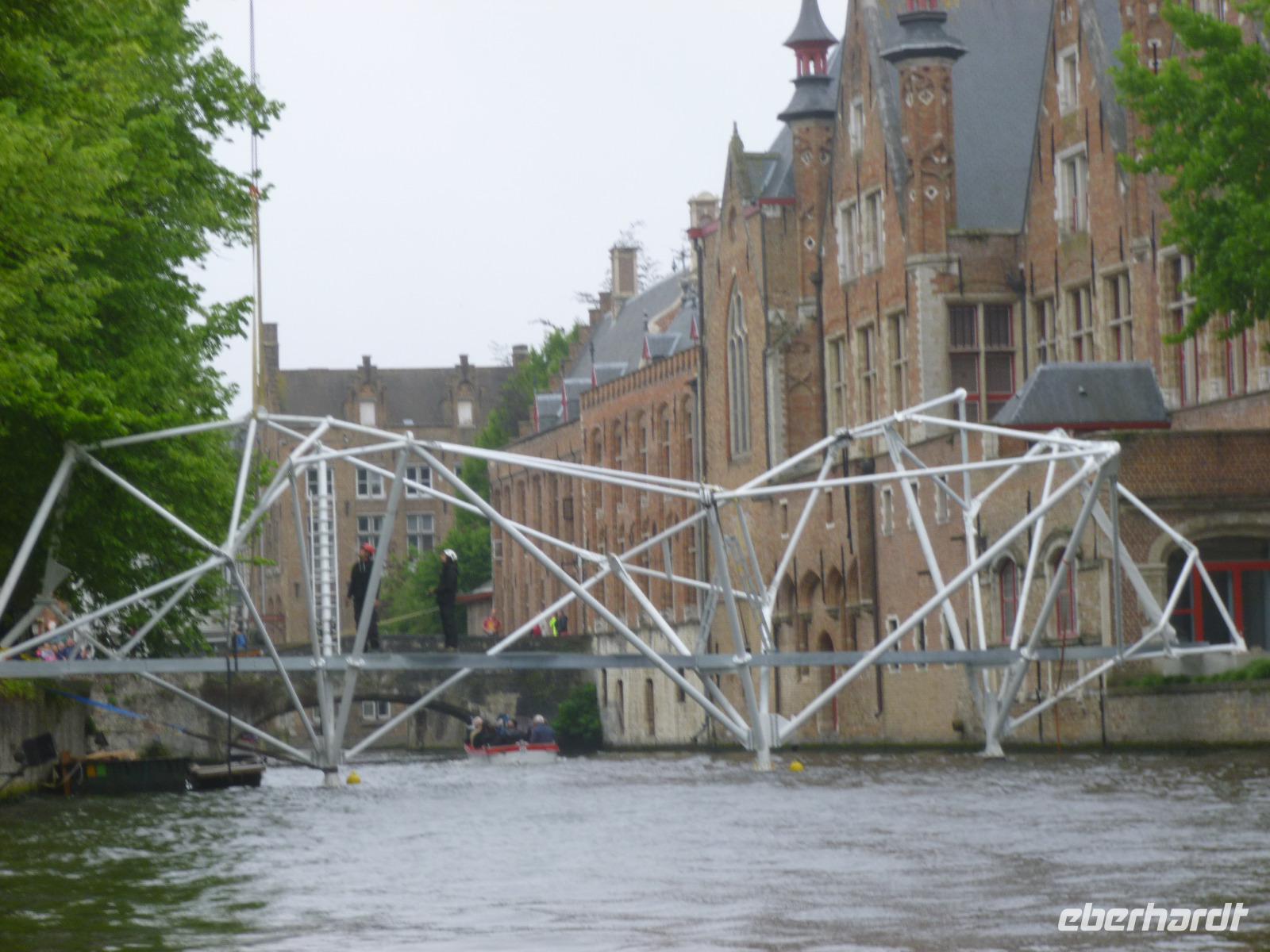 Brügge, Grachtenfahrt, Triennale