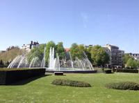 Springbrunnen in der Stadt
