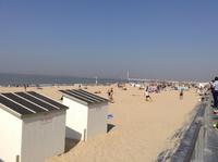 Ostende am Strand