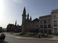 Blick zum Grote Markt in Aalst