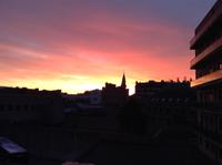 Sonnenaufgang über Aalst