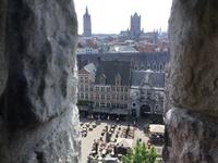Blick von der Burg Gravensteen