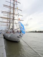 Antwerpen, zu Besuch: argentinischer Dreimaster