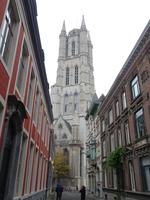 Gent, Blick zur St.-Bavo-Kathedrale