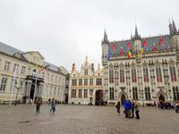 Brügge, Burg mit Freiamt, Justizpalast und Stadthuis