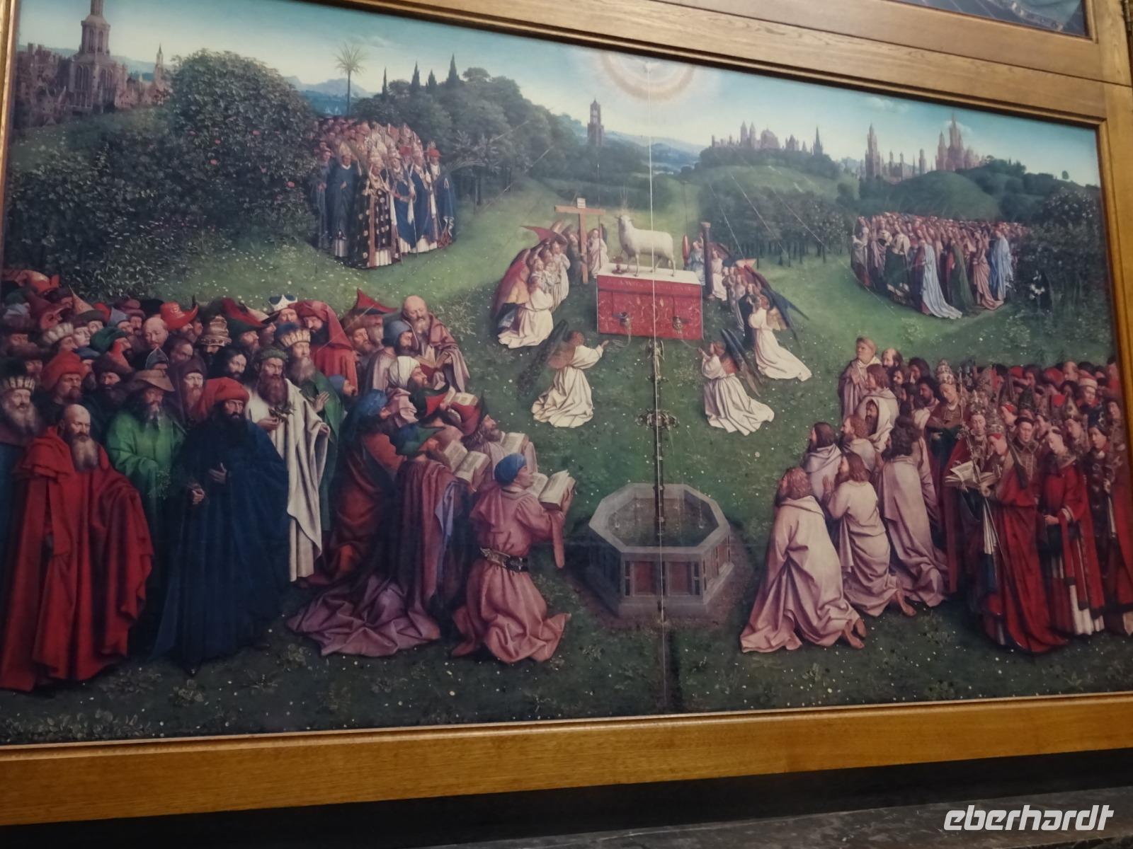 Gent, St.-Bavo-Kathedrale, Genter Altar (Kopie)