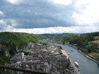 Blick von der Zitadelle auf Dinant