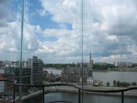 Blick vom MAS auf Antwerpen
