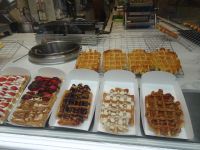 Lütticher (rechts) und Brüsseler (links) Waffeln