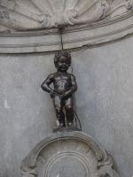 Brüssel, Manneken Pis mal nackt...