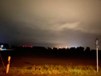 Flughafen in diffuser Stimmung