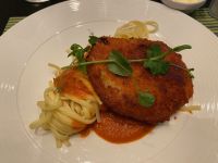 Piccata Milanese mit Pasta