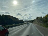 Fahrt durch Deutschland