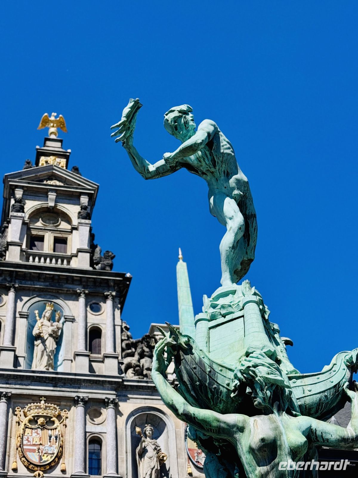 Tag 2 - Rathaus und Brabobrunnen, Antwerpen
