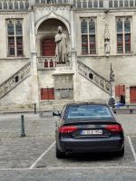 Stutue von Jakob Maerlandt, Vater der flämischen Sprache und Dichtkunst vor dem Dammer Rathaus