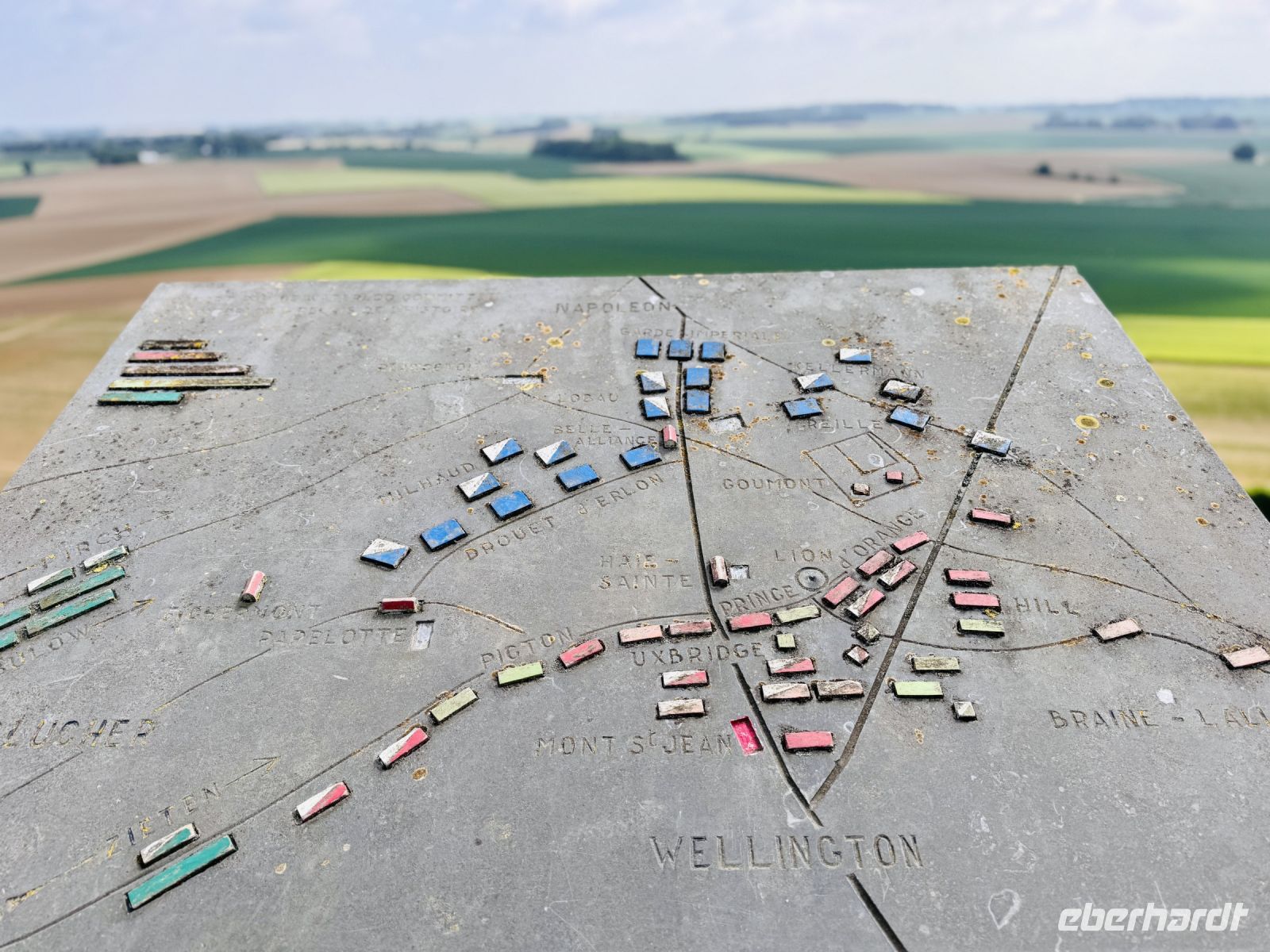 Tag 6 - Blick auf das Schlachtfeld bei Waterloo