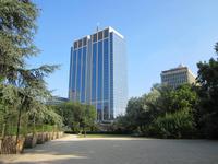 Brüssel-Blick auf den Finanztower