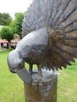 Skulpturen der Planeten (Sonne) am Planetarium