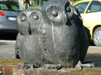 Skulptur zum Thema Till Eulenspiegel