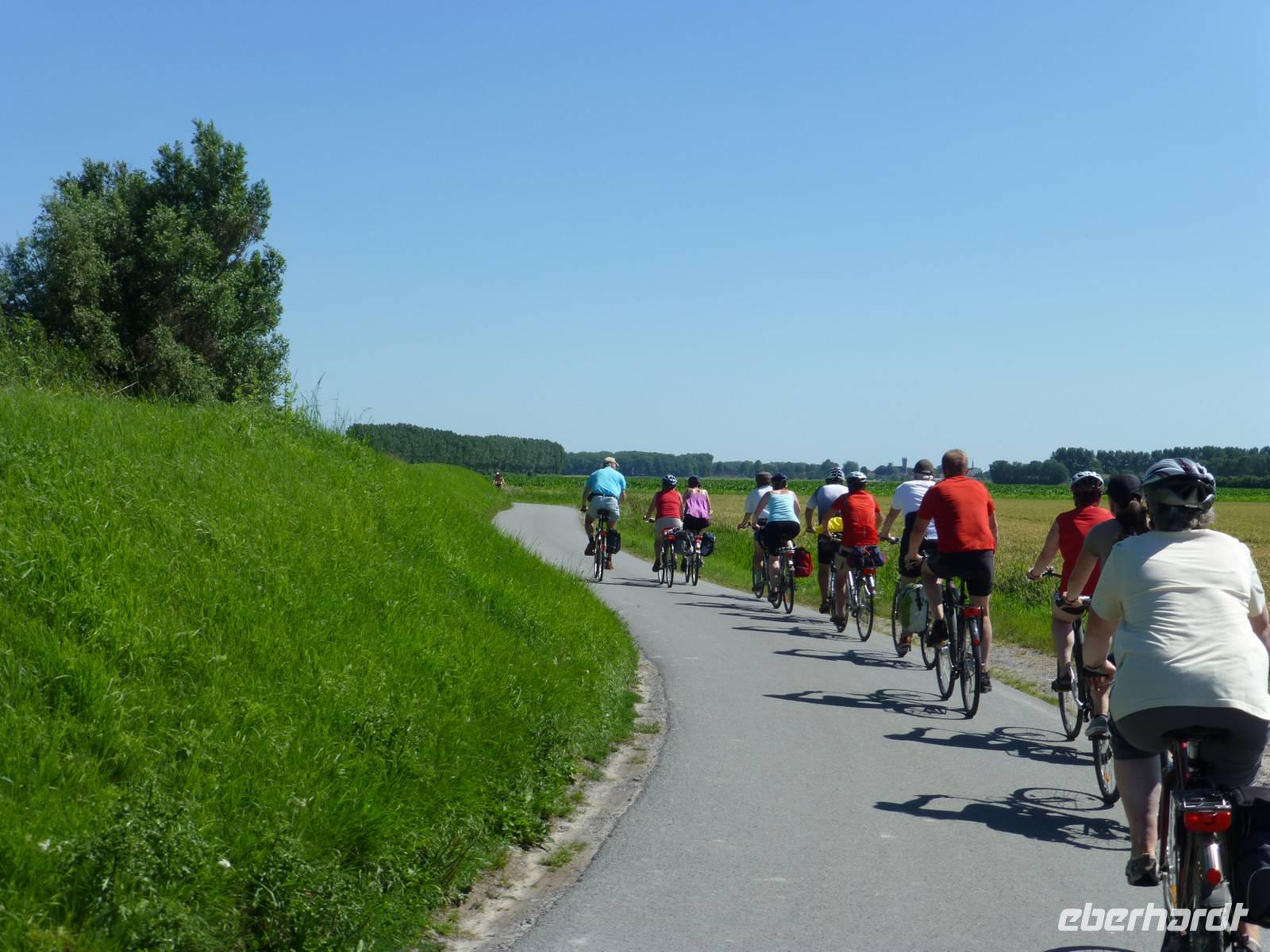 Radtour durch die idyllische Natur Flanderns