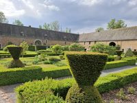 Garten und Landwirtschafts-Teil des Schlosses Lavaux