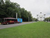 Unser Bus am Atomium