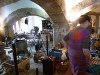 Burg Vianden, Mittelalterfest in der Küche