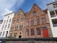 Häuser an der Spiegelrei, Brügge, Belgien