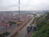 Seilbahn über die Sambre, Namur, Belgien