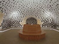 Sakrale Kunst im Gewölbekeller, Abtei Orval, Belgien