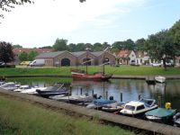 Bootsschuppen mit Geusenschiff, Brielle, Niederlande