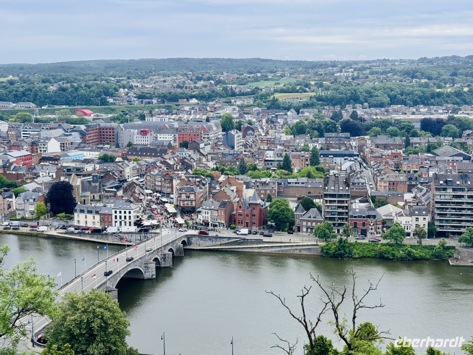 Tag 8 - Blick auf die Maas und Namur