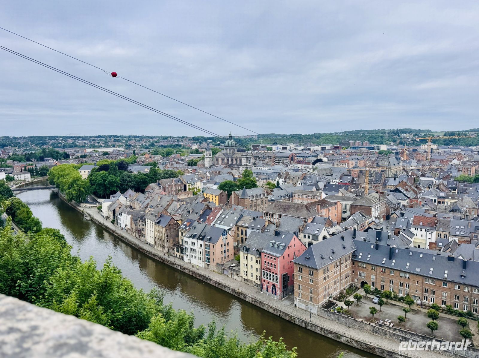 Tag 8 - Blick auf die Sambre und Namur