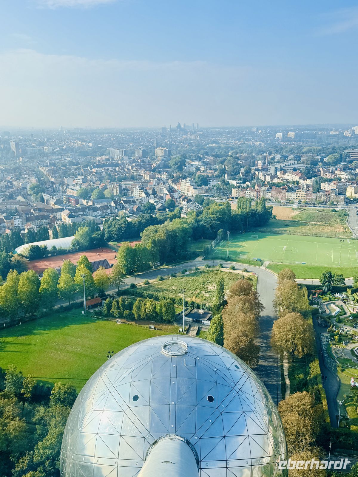 Tag 7 - Blick auf Brüssel vom Atomium