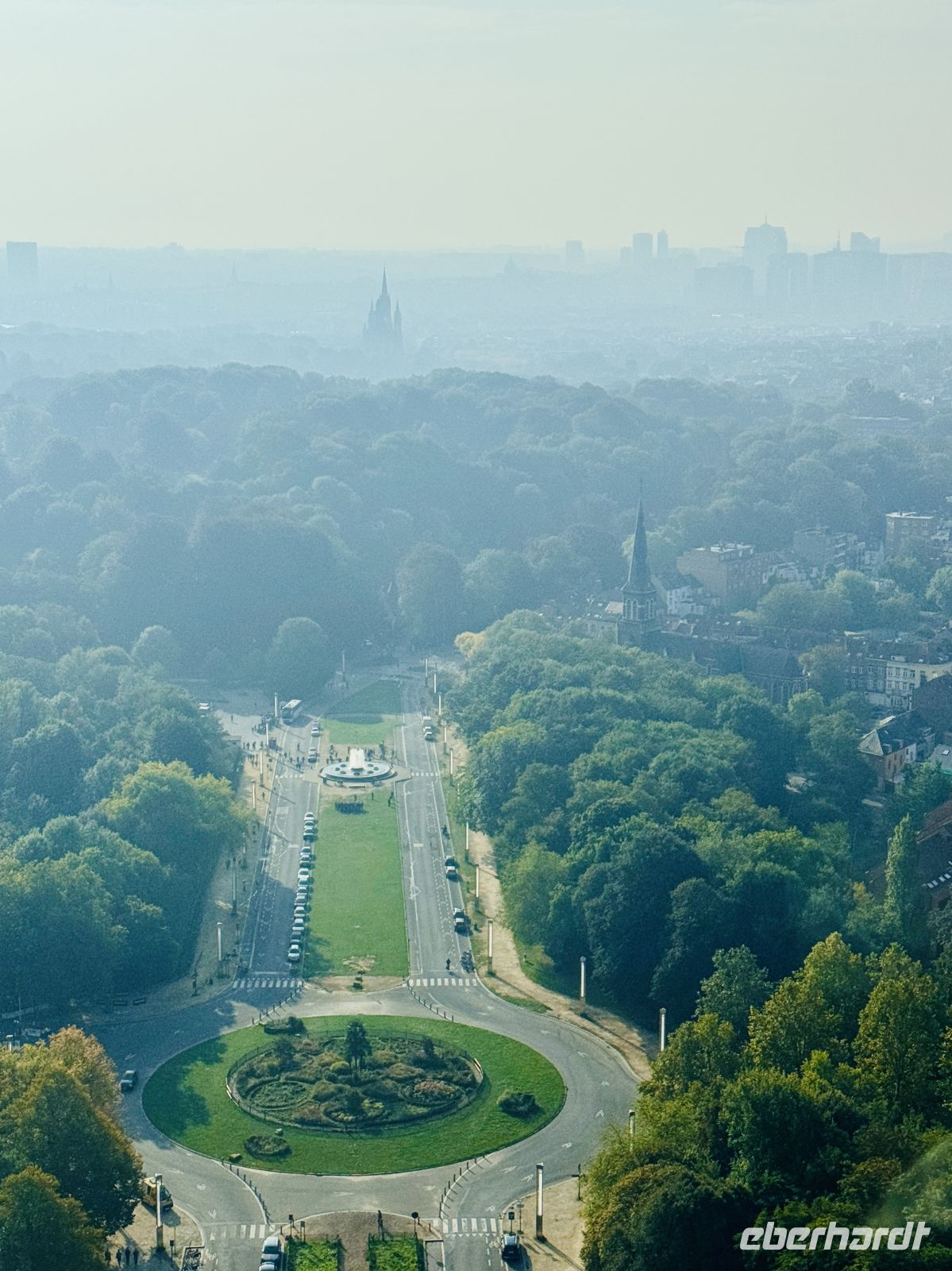Tag 7 - Blick auf Brüssel vom Atomium