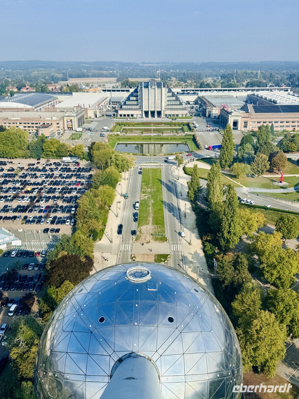 Tag 7 - Blick auf Brüssel vom Atomium