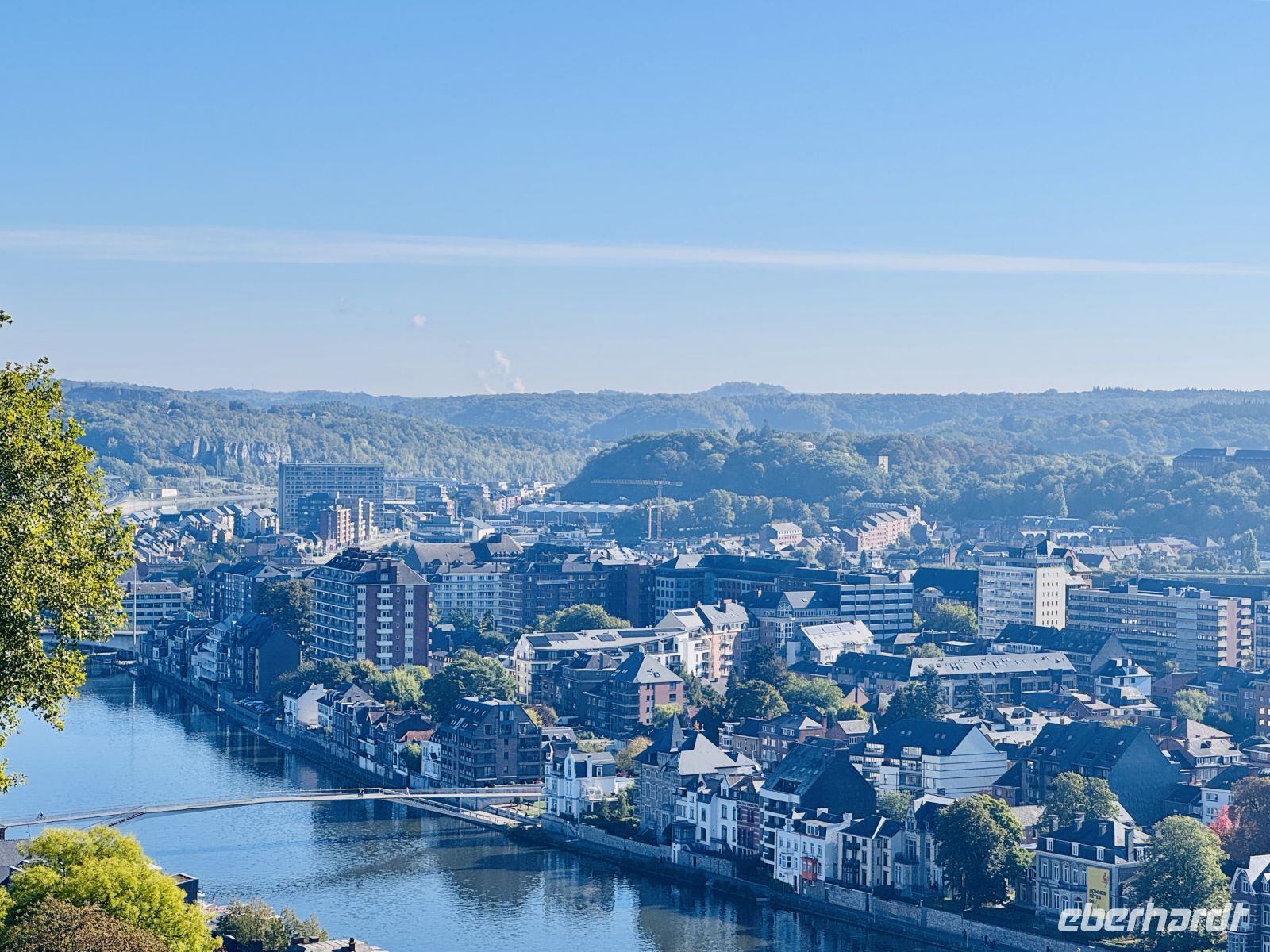 Tag 8 - Blick auf die Maas von der Zitadelle, Namur