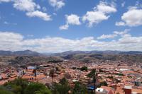 Blick vom Hotel in Sucre in Bolivien (2)