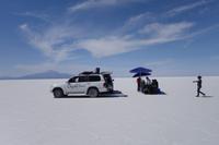 Mittagsessen auf dem Uyuni Salzsee in Bolivien (3)