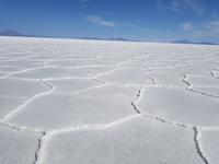 Jeepfahrt auf dem größten Salzsee der Welt in Uyuni in Bolivien (2)