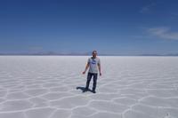 Jeepfahrt auf dem größten Salzsee der Welt in Uyuni in Bolivien (9)