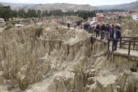 Aussicht ins Valle de la Luna (Mondtal) in La Paz (2)