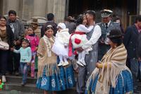 Familie in La Paz in Bolivien (1)