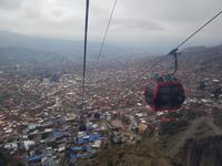 Fahrt mit Seilbahn über La Paz und El Alto (4)