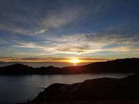 Sonnenuntergang bei der Sonneninsel am Titicaca See (1)