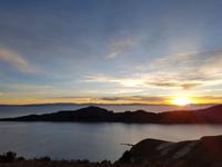 Sonnenuntergang bei der Sonneninsel am Titicaca See (2)