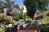 Spaziergang bei der Sonneninsel am Titicaca See mit Inka Treppe (3)