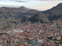 Sonnenuntergang in Copacabana in Bolivien (1)